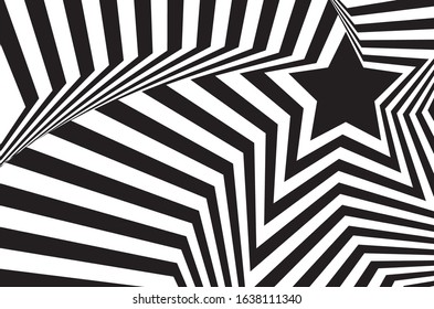 Wave Stripe Abstract Background vector