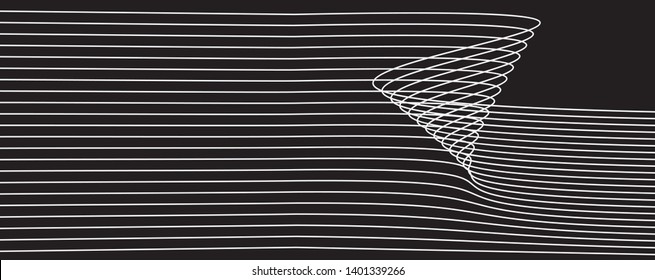 Wave Stripe Background. Grunge Line Textured Pattern Background.