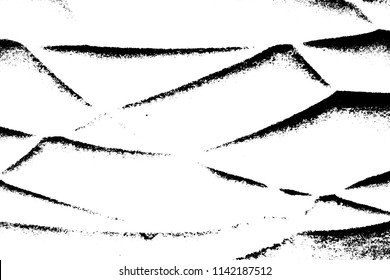 Wave Stripe Background - simple texture for your design. Wavy grunge overlay texture. Distressed artistic overlay template. EPS10 vector.
