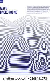 Wave Stripe Background - simple texture for your design