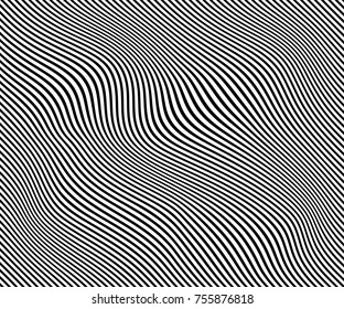 Wave Stripe Background - simple texture for your design. EPS10 vector
