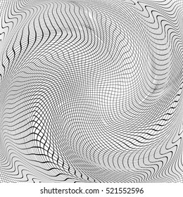 Wave Stripe And Grid  Background - simple texture for your design. EPS10 vector.