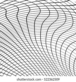 Wave Stripe Grid Cell Background - simple texture for your design. EPS10 vector.