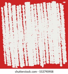 Wave Stripe Grid Cell Red Color Background - simple texture for your design. EPS10 vector.