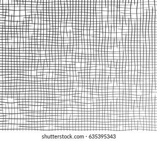 Wave stripe overlapping background - simple texture for your design.Vector illustration.Black on white.
