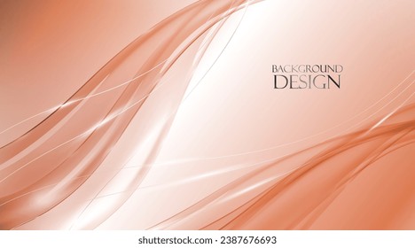 Wave style abstract background design.