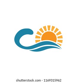 wave sun logo
