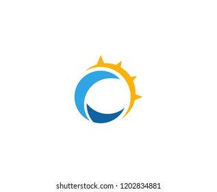 Wave sun logo 