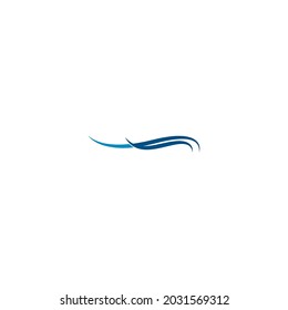 Wave and sun logo icon design template