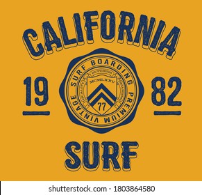 wave Surf print for tshirt design
