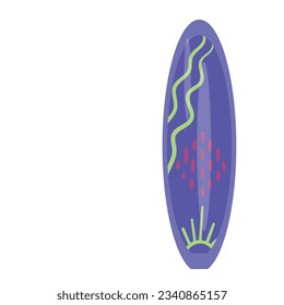 Wave surfboard icon cartoon vector. Surf board. Summer wood