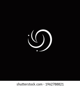 Wave for surfing, elegant logo concept. Linear funnel, abstract hurricane isolated icon. Round waving logotype template for business and developing startup