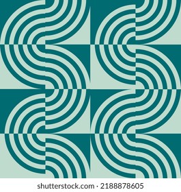 WAVE SWIRL PSYCHEDELIC PRINT SEAMLESS PATTERN VECTOR