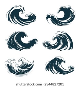 Wave symbol design vector illustration 