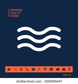 Wave symbol Icon