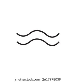 wave symbol icon illustration design