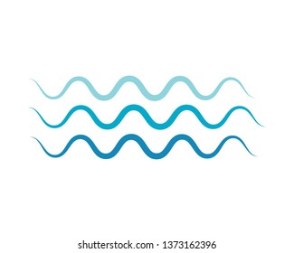  Wave symbol and icon Logo
