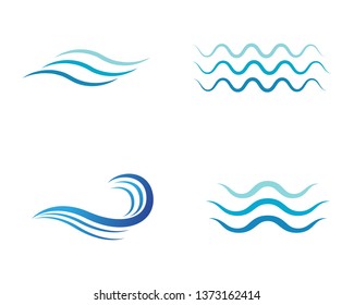 Similar Images, Stock Photos & Vectors of Wave symbols set for design ...