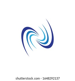 Wave symbol and icon Logo