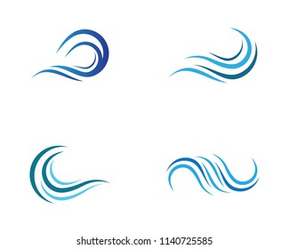 Wave symbol illustration