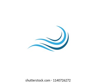 Wave symbol illustration