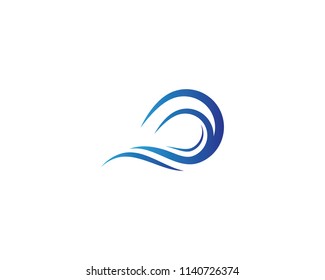 Wave symbol illustration