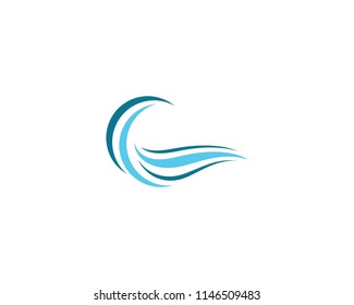 Wave symbol illustration