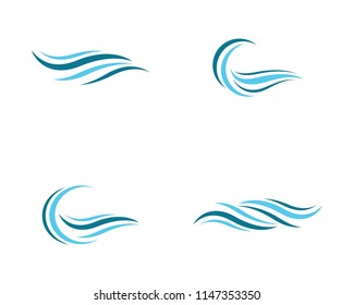 Wave symbol illustration
