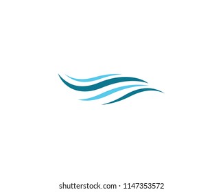 Wave symbol illustration