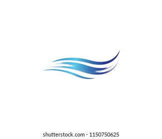 Wave symbol illustration