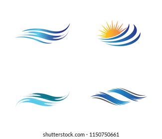 Wave symbol illustration