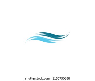 Wave symbol illustration