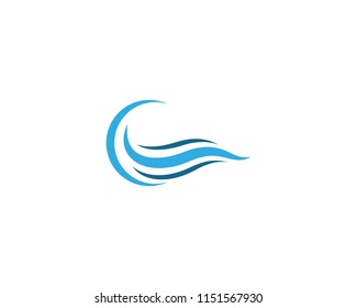 Wave symbol illustration