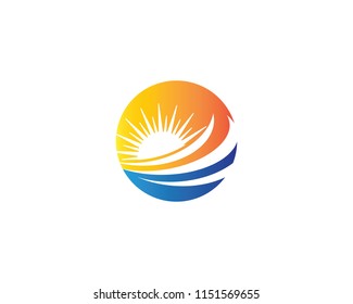 Wave symbol illustration