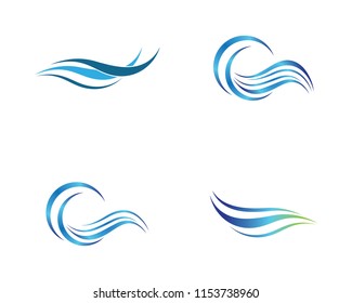 Wave symbol illustration