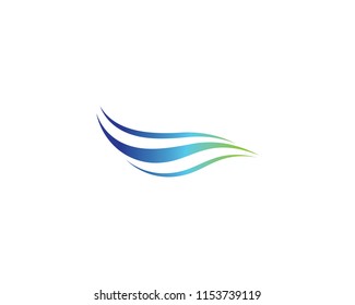 Wave symbol illustration