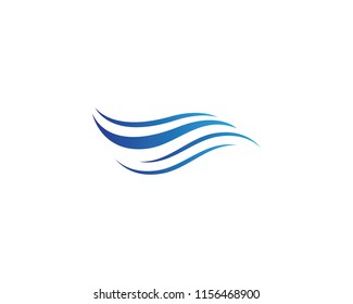 Wave symbol illustration
