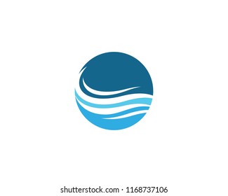 Wave symbol illustration