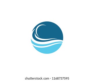 Wave symbol illustration