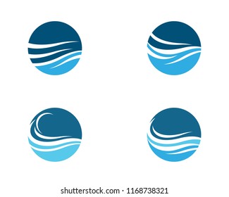 Wave symbol illustration