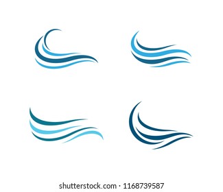 Wave symbol illustration