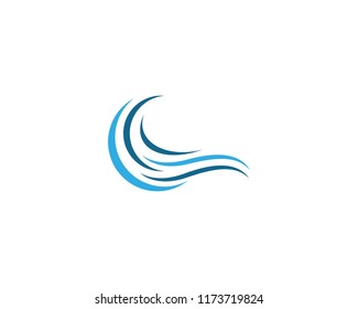Wave symbol illustration