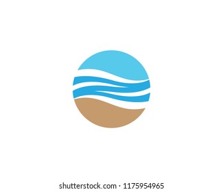 Wave symbol illustration