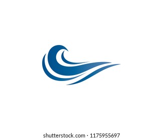 Wave symbol illustration