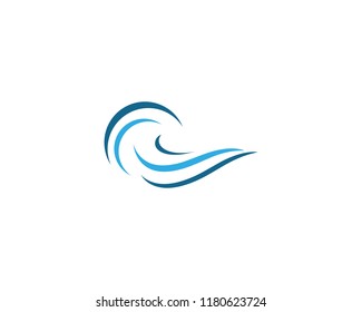 Wave symbol illustration