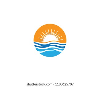 Wave symbol illustration