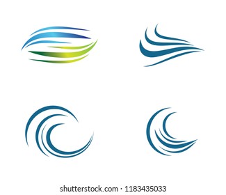 Wave symbol illustration
