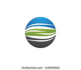 Wave symbol illustration