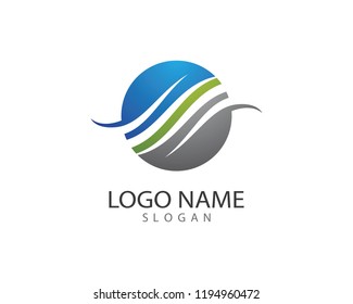 Wave symbol illustration