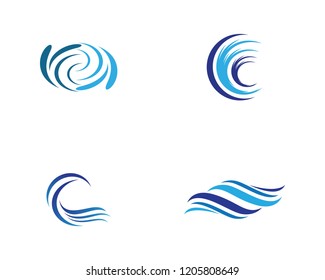 Wave symbol illustration